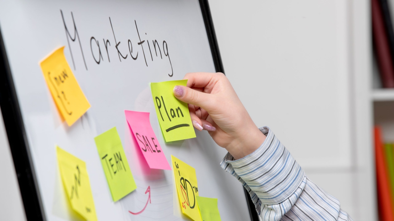 marketing-young-cute-business-lady-striped-shirt-office-creating-new-marketing-plan